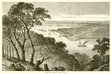 Vue de Durban, Port Natal