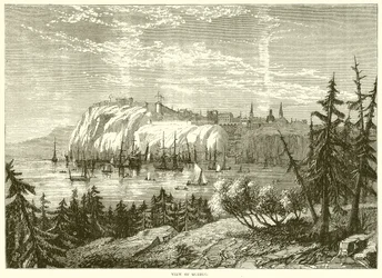 Vue de Québec