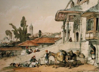 Vue du district de Galata, début des années 1800