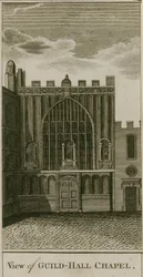 Vue de la chapelle du Guildhall, Londres