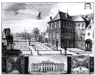 Vue de la maison Hilwerue appartenant à Peter Paul Rubens (1577-1640) 1692