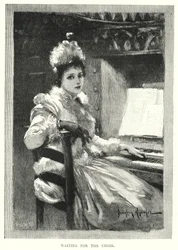 En attendant la chorale (gravure)