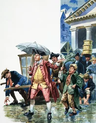 Marcher sous la pluie