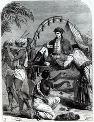 Warren Hastings (1732-1818) en Inde en 1784