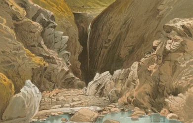 Grotte de la cascade, Plemont--Jersey