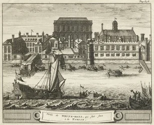 Whitehall, Westminster, Londres, Royaume-Uni (gravure)