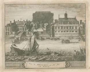 Whitehall depuis la Tamise