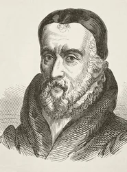 William Tyndale, tiré de «The National and Domestic History of England» de William Hickman Smith Aubrey (1858-1916), publié à Londres, vers 1890