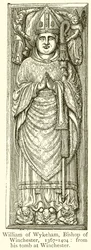 William de Wykeham, évêque de Winchester, 1367-1404