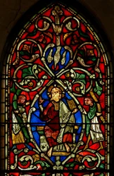 Fenêtre Ew représentant le Christ sur l