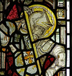 Fenêtre Ew représentant Saint Georges