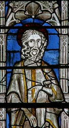 Fenêtre Ew représentant Saint Jacques le Mineur