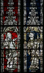 Fenêtre Ew représentant Saint Pierre, Saint Thomas