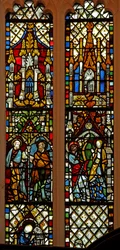 Fenêtre Ew représentant Saint Pierre et Saint Paul; l
