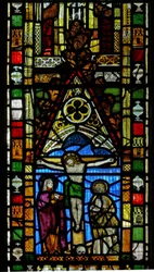 Fenêtre N2 représentant la Crucifixion