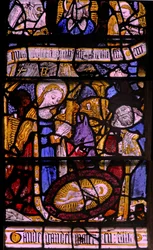 Fenêtre N5 représentant la Nativité