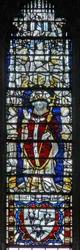 Fenêtre c18 représentant un archevêque