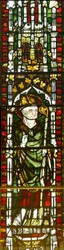 Vitrail représentant Saint Blaise