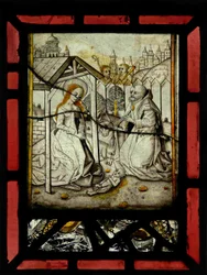 Fenêtre représentant la Nativité