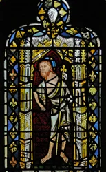 Fenêtre représentant le Christ ressuscité