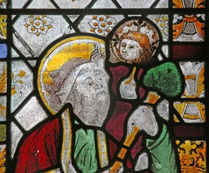 Fenêtre représentant Saint Christophe
