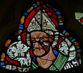 Fenêtre s-2 représentant Saint Wulfstan
