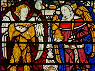 Fenêtre w12 représentant des anges