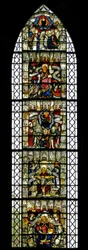 Fenêtre w24 représentant le Te Deum - Nous te louons, ô Dieu