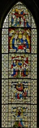 Fenêtre w25 représentant le Te Deum