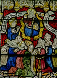 Fenêtre w25 représentant le Te Deum