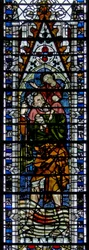 Fenêtre w2 représentant Saint Christophe