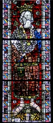 Fenêtre w4 représentant Saint Édouard le Confesseur