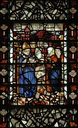 Saint Thomas Becket avec un prisonnier et 2 autres figures