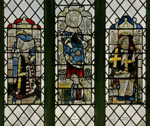 Fenêtre w8 représentant Saint Edmond