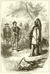 Visite de Winslow à Massasoit