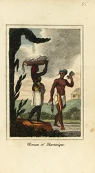 Femmes de Martinique, Antilles, Indes occidentales