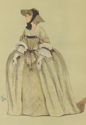 Vêtements ruraux des femmes sous le règne de George II