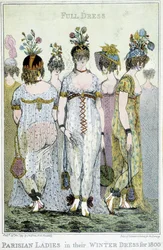 Merveilleux : femmes parisiennes dans leurs robes d