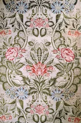 Soie tissée, vers 1720
