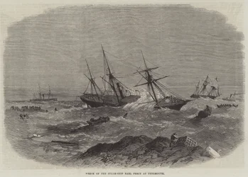 Naufrage du vapeur Earl Percy à Tynemouth