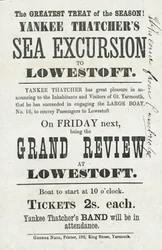 Excursion en mer des Thatchers Yankees à Lowestoft (impression)