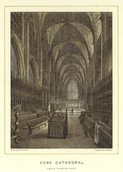 Cathédrale de York, chœur regardant vers l