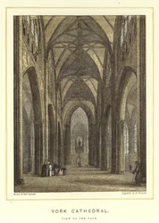Cathédrale de York, vue de la nef