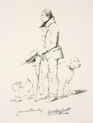 Bien à vous, Walter Scott (plume et encre)