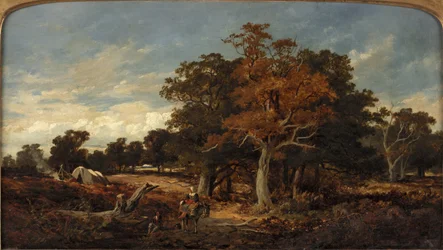 Paysage avec campement de gitans