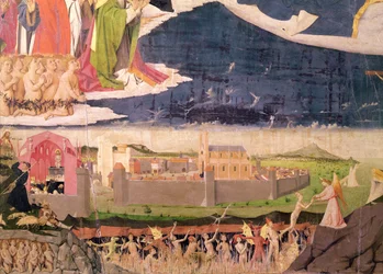 Les damnés au purgatoire, tiré du « Couronnement de la Vierge », achevé en 1454 (détail)