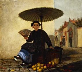Le vendeur de fruits, 1862