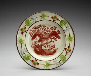 Assiette, vers 1818-1846