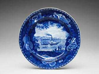 Assiette, vers 1825-1846