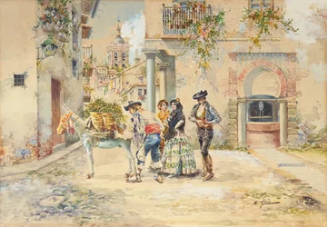 Le vendeur de rue